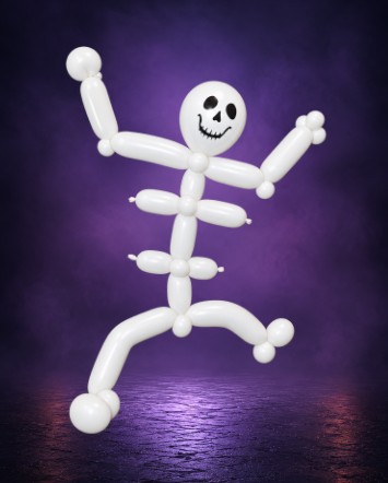 Skeleton balloon animal